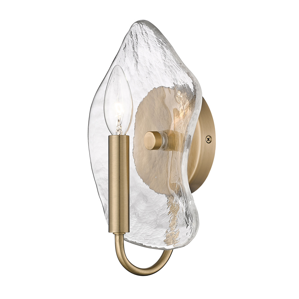 Golden Lighting Samara 1-light Wall Sconce in Modern Brass